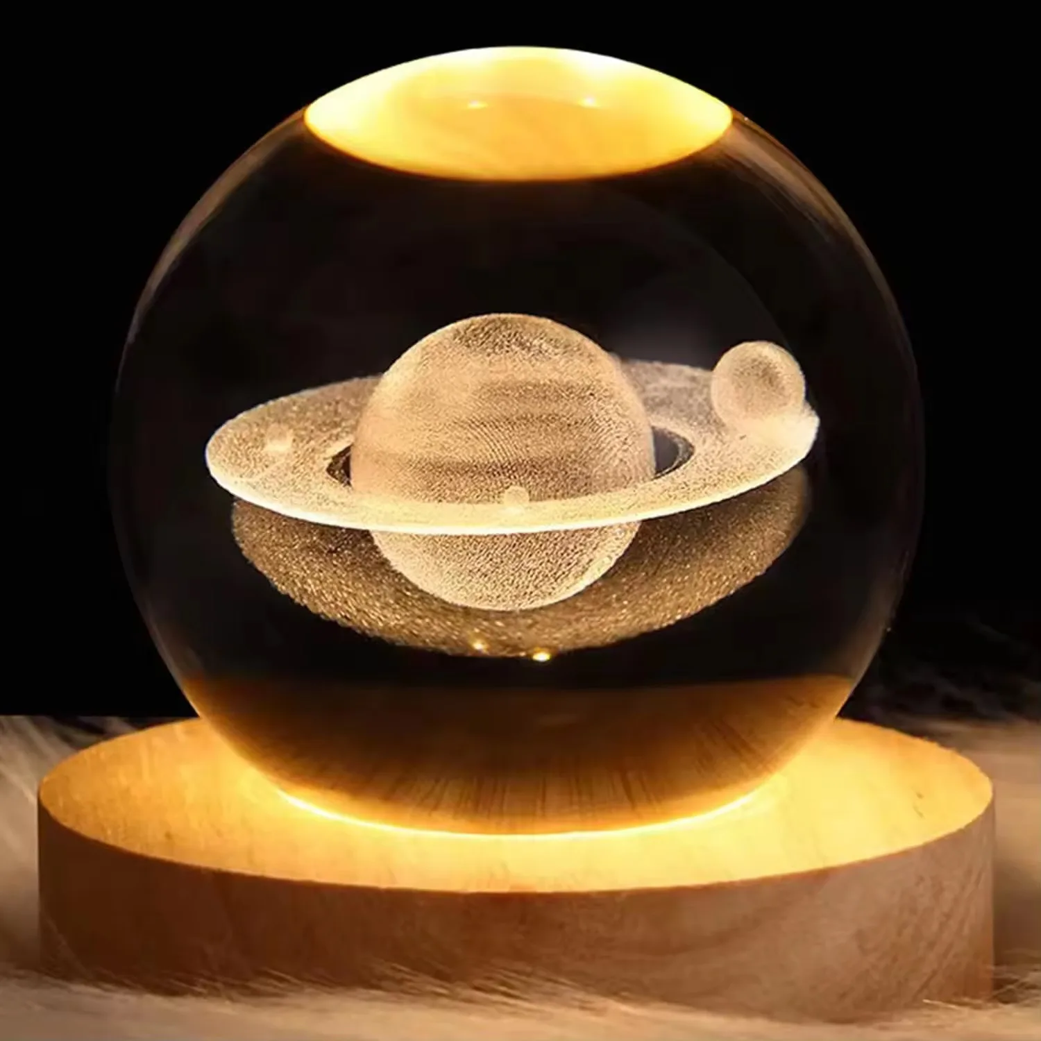 Crystal Ball Table Lamp